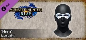 MONSTER HUNTER RISE - "Hero" face paint banner