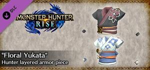 MONSTER HUNTER RISE - "Floral Yukata" Hunter layered armor piece banner