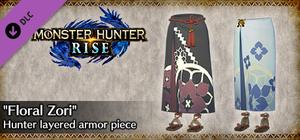 MONSTER HUNTER RISE - "Floral Zori" Hunter layered armor piece banner