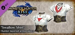 MONSTER HUNTER RISE - "Swallow Shirt" Hunter layered armor piece banner