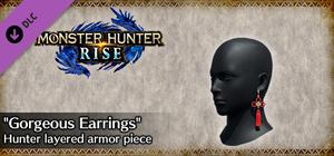 MONSTER HUNTER RISE - "Gorgeous Earrings" Hunter layered armor piece banner