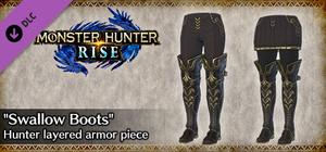 MONSTER HUNTER RISE - "Swallow Boots" Hunter layered armor piece banner