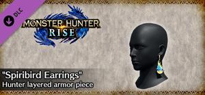 MONSTER HUNTER RISE - "Spiribird Earrings" Hunter layered armor piece banner