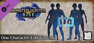 MONSTER HUNTER RISE - One Character Edit Voucher banner