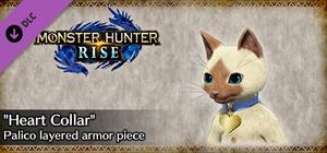 MONSTER HUNTER RISE - "Heart Collar" Palico layered armor piece banner