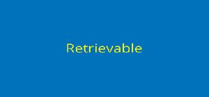 Retrievable banner
