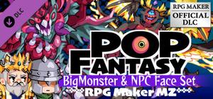RPG Maker MZ - POP FANTASY BigMonster and NPC Face Set banner