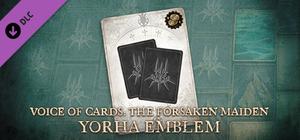Voice of Cards: The Forsaken Maiden YoRHa Emblem banner