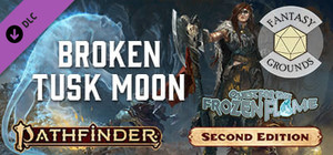 Fantasy Grounds - Pathfinder 2 RPG - Quest for the Frozen Flame AP 1: Broken Tusk Moon banner
