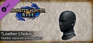 Monster Hunter Rise - "Leather Choker" Hunter layered armor piece banner