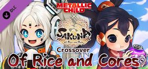 METALLIC CHILD x Sakuna: Of Rice and Ruin Crossover "Of Rice and Cores" banner