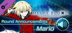 MELTY BLOOD: TYPE LUMINA - Mario Round Announcements banner