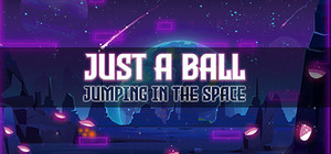 Just a ball: jumping in the space banner