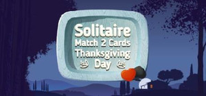 Solitaire Match 2 Cards. Thanksgiving Day banner