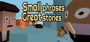 Small phrases Great stories banner