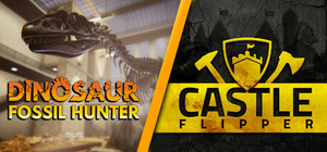 Dino in a Castle banner