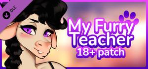 My Furry Teacher - 18+ Adult Only Patch banner