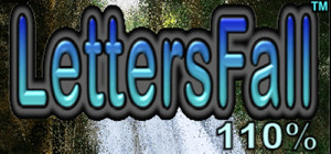 LettersFall 110%™ - 100% FREE Word Game! banner