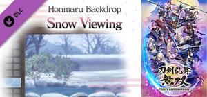 Touken Ranbu Warriors - Honmaru Backdrop "Snow Viewing" banner