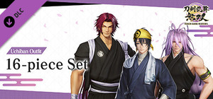 Touken Ranbu Warriors - Uchiban Outfit 16-piece Set banner