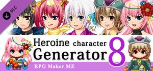 RPG Maker MZ - Heroine Character Generator 8 for MZ banner