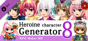 RPG Maker MZ - Heroine Character Generator 8 for MZ banner
