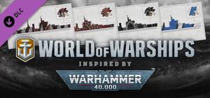 World of Warships × Warhammer 40,000: Grimdark Camouflage Pack banner