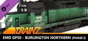 Trainz 2022 DLC - EMD GP50 - Burlington Northern (Phase I) banner