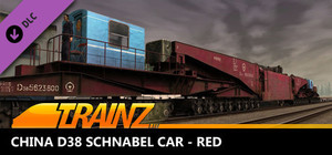 Trainz 2022 DLC - China D38 Schnabel Car - Red banner