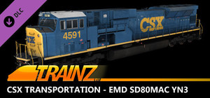Trainz 2022 DLC - CSX Transportation - EMD SD80MAC YN3 banner