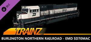 Trainz 2022 DLC - Burlington Northern Railroad - EMD SD70MAC banner