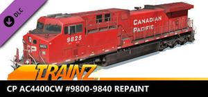 Trainz Plus DLC - CP AC4400CW #9800-9840 Repaint banner