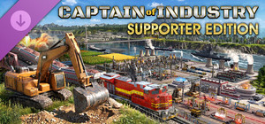 Captain of Industry - Supporter edition upgrade banner