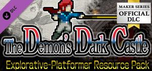 Pixel Game Maker MV - The Demon's Dark Castle: Explorative-Platformer Resource Pack banner