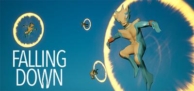 Falling down banner