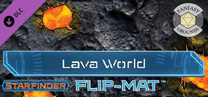 Fantasy Grounds - Starfinder RPG - FlipMat - Lava World banner
