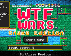 WTF Wars - Snake Edition A different snake game for GDevelop banner