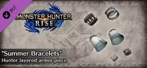 Monster Hunter Rise - "Summer Bracelets" Hunter layered armor piece banner
