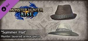 Monster Hunter Rise - "Summer Hat" Hunter layered armor piece banner