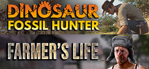 Dinosaur and Farmer banner