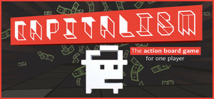 CAPITALISM The action board game for one player banner