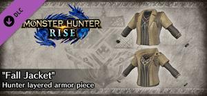Monster Hunter Rise - "Fall Jacket" Hunter layered Armor Piece banner