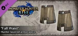 Monster Hunter Rise - "Fall Waist" Hunter layered Armor Piece banner