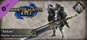 Monster Hunter Rise - "Arlow" Hunter layered armor set banner