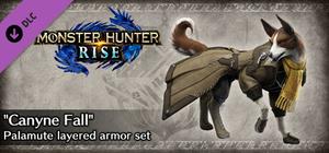 Monster Hunter Rise - "Canyne Fall" Palamute Layered Armor Set banner