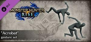 Monster Hunter Rise - "Acrobat" gesture set banner