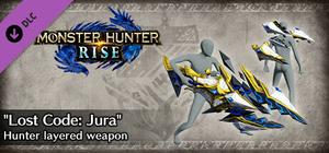 Monster Hunter Rise - "Lost Code: Jura" Hunter layered weapon (Heavy Bowgun) banner