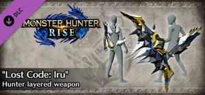 Monster Hunter Rise - "Lost Code: Iru" Hunter layered weapon (Bow) banner