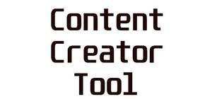 Content creator tool banner