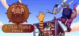 A Steak Temple Panic banner